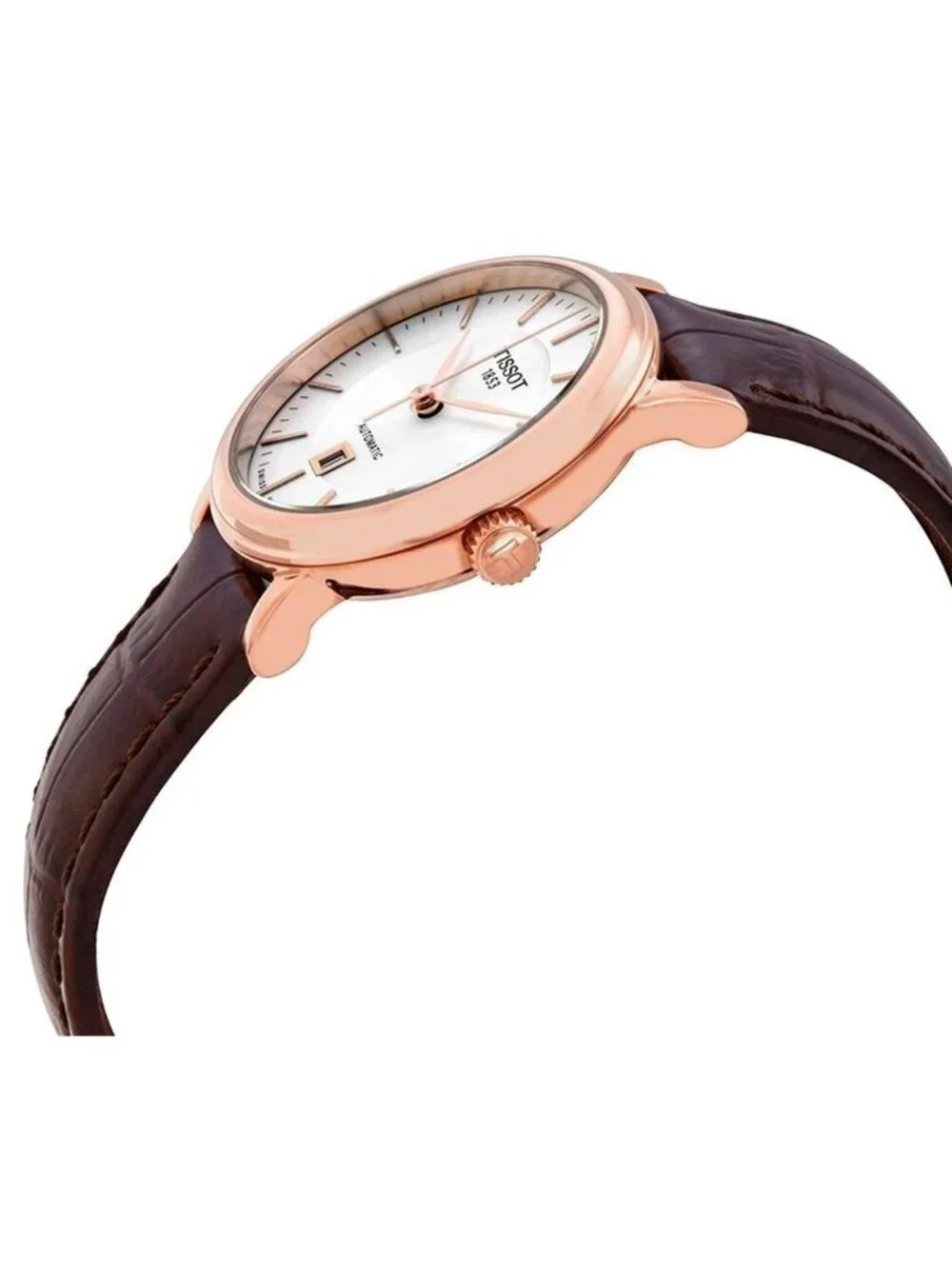 NWT Tissot Carson Automatic Silver Dial Ladies Watch